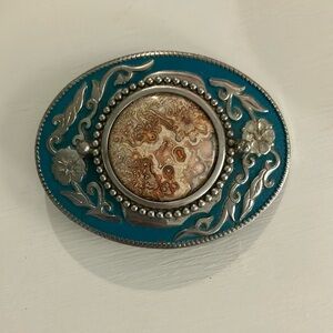 Womens Marble Belt Buckle